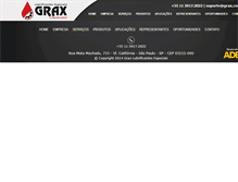 Tablet Screenshot of grax.com.br
