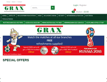 Tablet Screenshot of grax.co.uk
